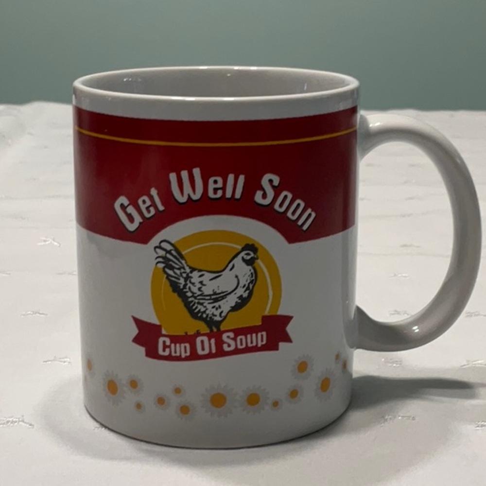 Get Well Soon Cup Of Soup Ceramic Mug